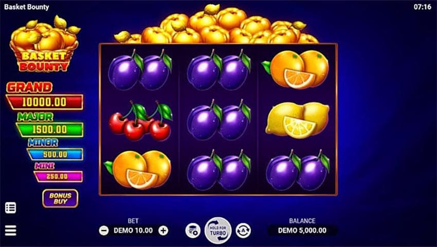 Basket Bounty Evoplay &mdash; slot tem&aacute;tica baloncesto con RTP 96,06% en Paf