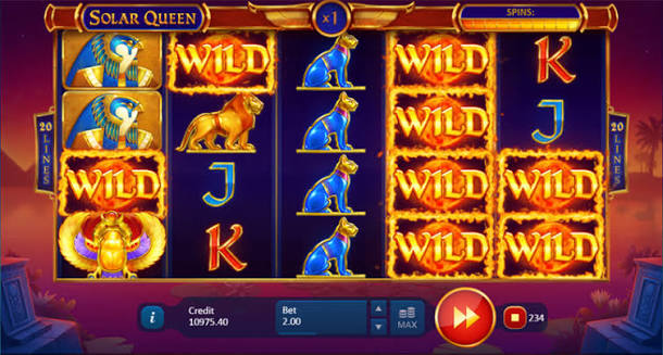 Solar Queen Playson &mdash; free spins multiplicativos con RTP 96,20% en Paf